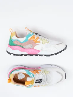 Damen Flower Mountain – Sneaker aus Velour/Textil color