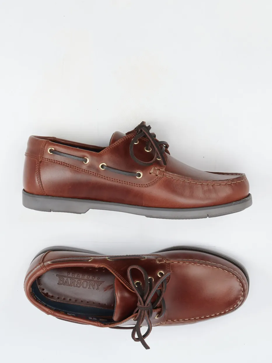 Herren Franco Barsony – Bootsschuh aus Fettleder