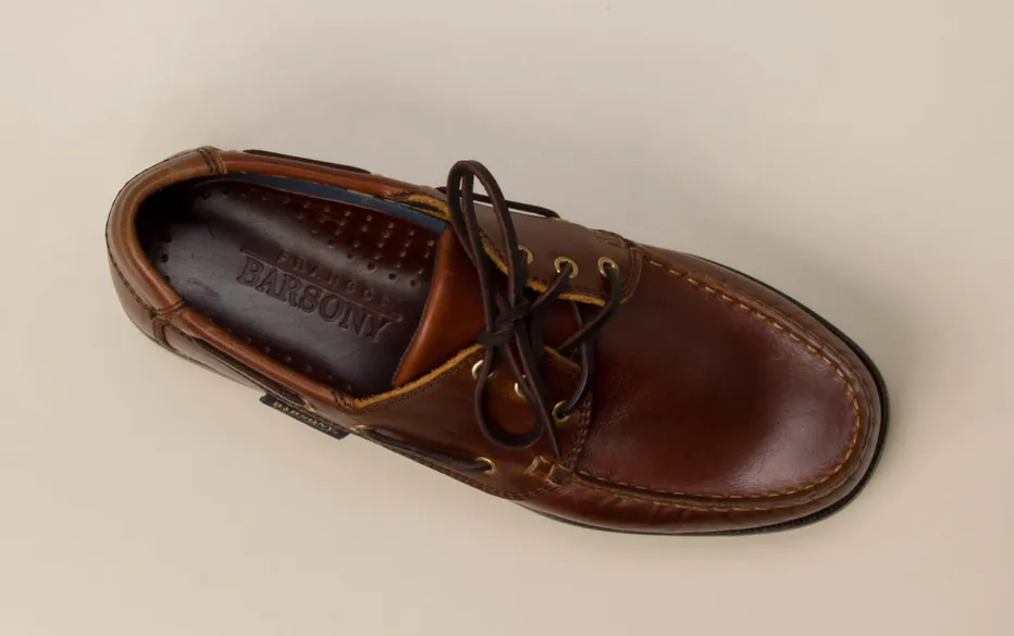 Herren Franco Barsony – Bootsschuh aus Fettleder