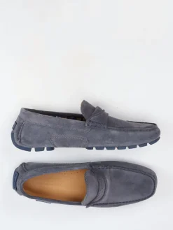 Herren Franco Barsony – Mokassin aus Veloursleder schiefer