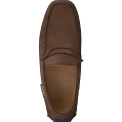 Herren Franco Barsony – Mokassin aus Veloursleder schoko