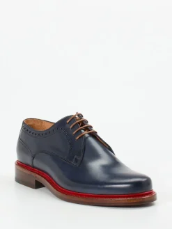 – Derby aus Kalbleder in Tinten*Franz Gustav Outlet