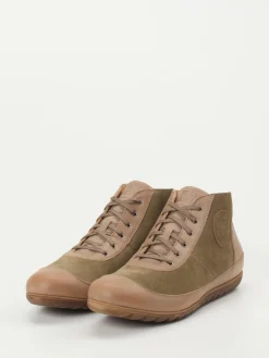 – Mid-Top Sneaker aus Veloursleder taupe*Franz Gustav Clearance
