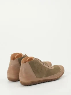 – Mid-Top Sneaker aus Veloursleder taupe*Franz Gustav Clearance