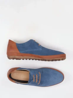 – Schnürschuh aus Veloursleder Jeans*Franz Gustav Outlet