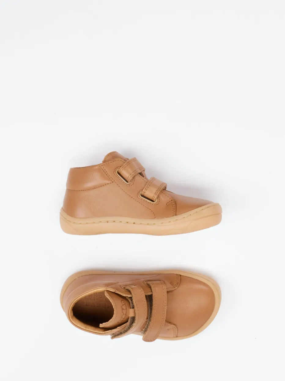 Kinder Froddo – Barfuß-Sneaker aus Kalbleder cognac