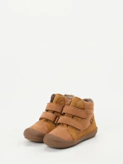 – Kinder-Klettboots aus Nubukleder cognac*Froddo Discount