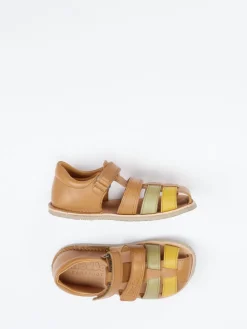 Kinder Froddo – Kindersandale aus Kalbleder cognacfarben