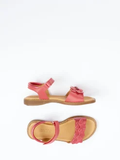 Kinder Froddo – Kindersandalen aus Kalbleder kirschrot