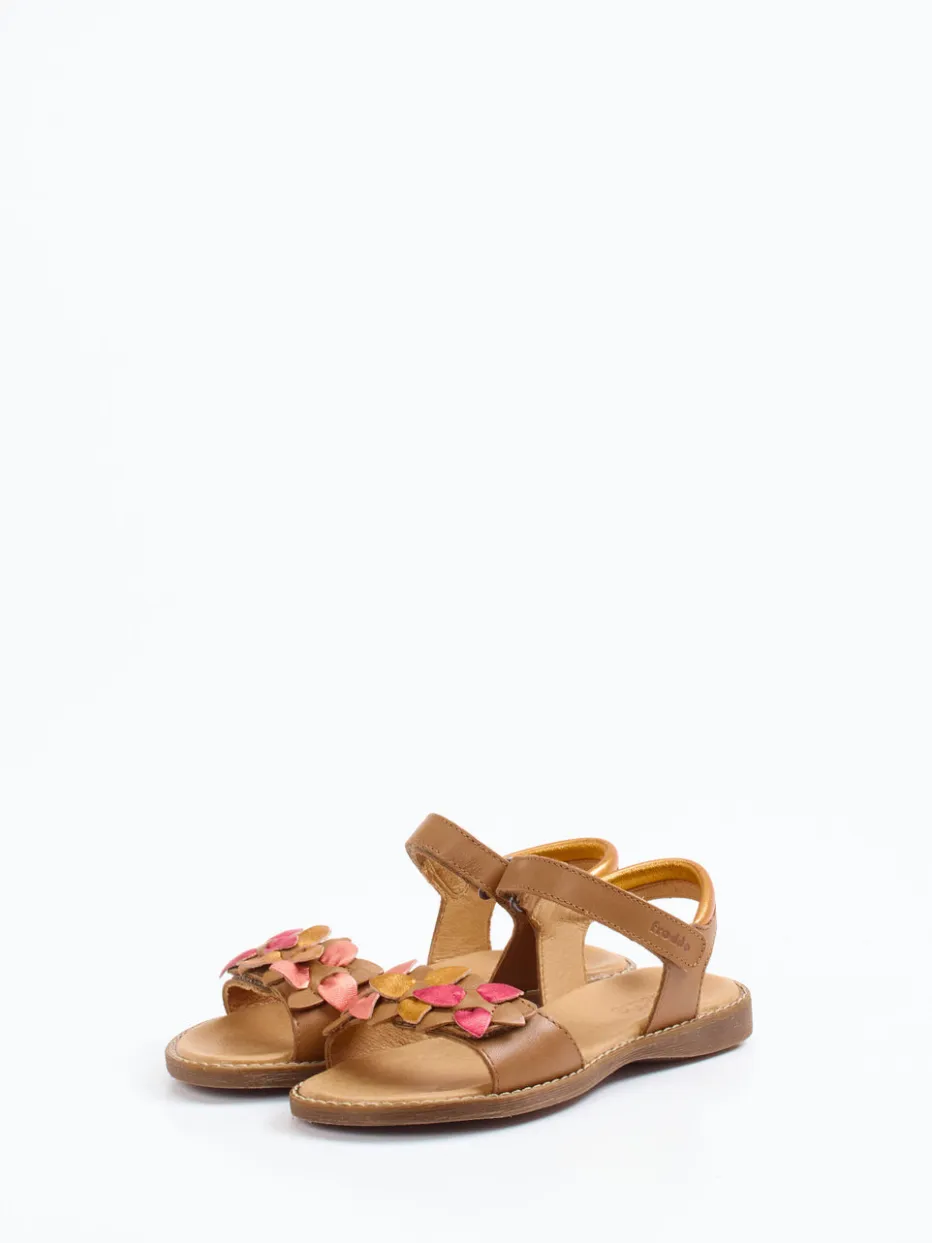 Kinder Froddo – Kindersandalen aus Kalbleder cognac