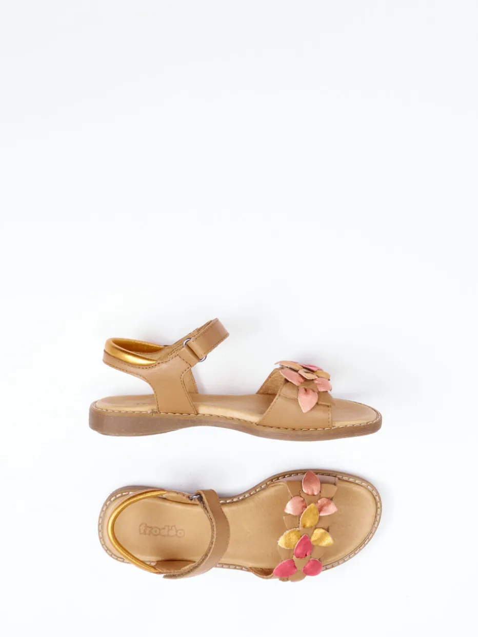 Kinder Froddo – Kindersandalen aus Kalbleder cognac