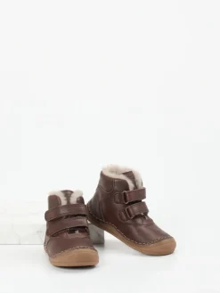 Kinder Froddo – Klett-Boots aus Kalbleder schoko