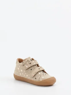 Kinder Froddo – Lauflernschuhe aus Veloursleder sandbeige
