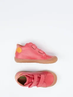 Kinder Froddo – Lauflernschuhe aus Kalbleder himbeerrot