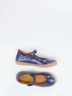 Kinder Froddo – Mary Janes aus geprägtem Leder Dunkel