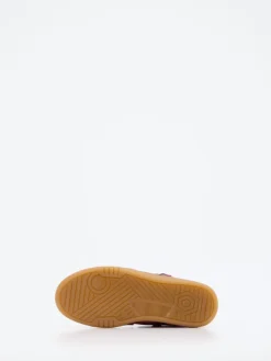 Kinder Froddo – Mid-Top-Sneaker aus Veloursleder beerenrot