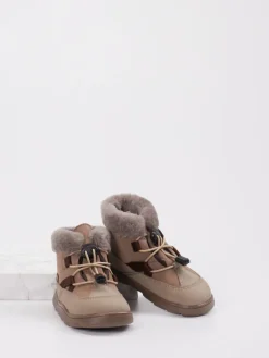 Kinder Froddo – Winterboots aus Nubukleder beige