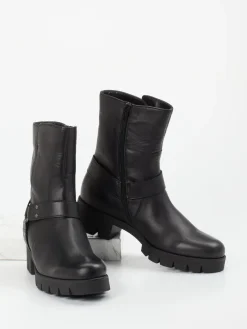 Damen Gabor – Biker-Stiefelette aus Kalbleder