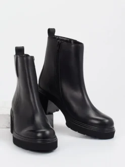 Damen Gabor – Blockabsatz-Stiefelette aus Kalbleder