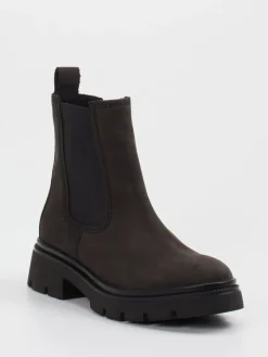 Damen Gabor – Chelsea Boots aus Nubukleder Dunkel