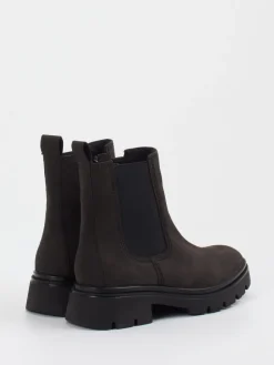 Damen Gabor – Chelsea Boots aus Nubukleder Dunkel