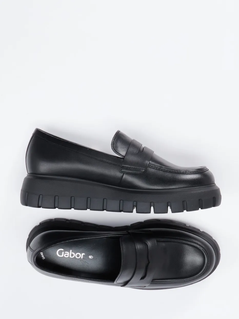 Damen Gabor – Chunky-Loafer aus Lammleder