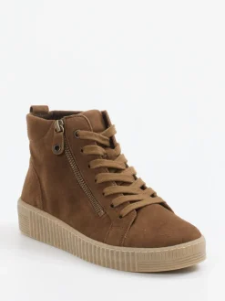 Damen Gabor – High-Top Sneaker aus Veloursleder