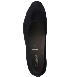 – Keilpumps aus Veloursleder Dunkelviolett*Gabor