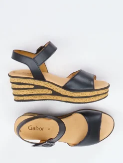 – Keilsandalette aus Lammleder*Gabor Outlet