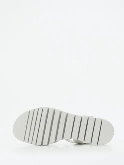 – Keilsandalette aus Lammleder Offwhite*Gabor Online