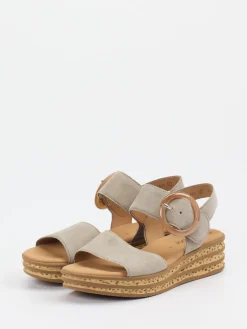 – Keilsandalette aus Veloursleder*Gabor New