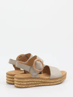 – Keilsandalette aus Veloursleder*Gabor New