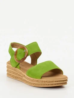 – Keilsandalette aus Veloursleder*Gabor Online