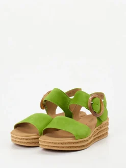 – Keilsandalette aus Veloursleder*Gabor Online