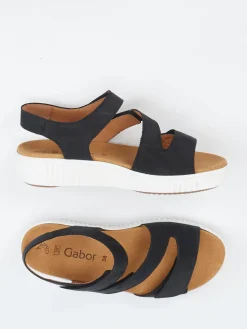 Damen Gabor – Komfortsandale aus Nubukleder in