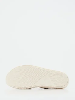 Damen Gabor – Komfortsandalen aus Metallicleder Champagner