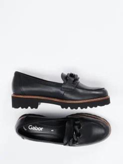 – Loafer aus Kalbleder mit Zierschleife*Gabor