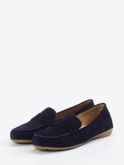– Loafer aus Veloursleder in Dunkel*Gabor