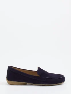 – Loafer aus Veloursleder in Dunkel*Gabor