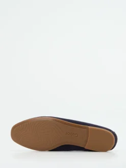 Damen Gabor – Loafer aus Veloursleder in Dunkelviolett