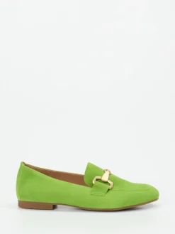 Damen Gabor – Loafer aus Veloursleder in Apfel