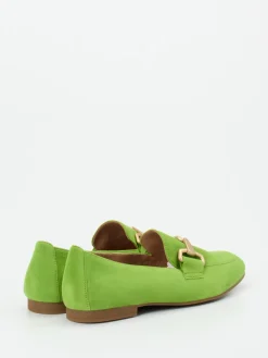 Damen Gabor – Loafer aus Veloursleder in Apfel