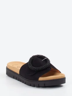 Damen Gabor – Pantolette aus Veloursleder