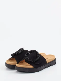 Damen Gabor – Pantolette aus Veloursleder