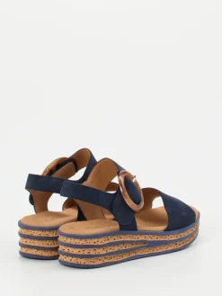 – Plateau-Sandale aus Nubukleder Dunkel*Gabor Clearance