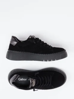 Damen Gabor – Plateau-Sneaker aus Veloursleder