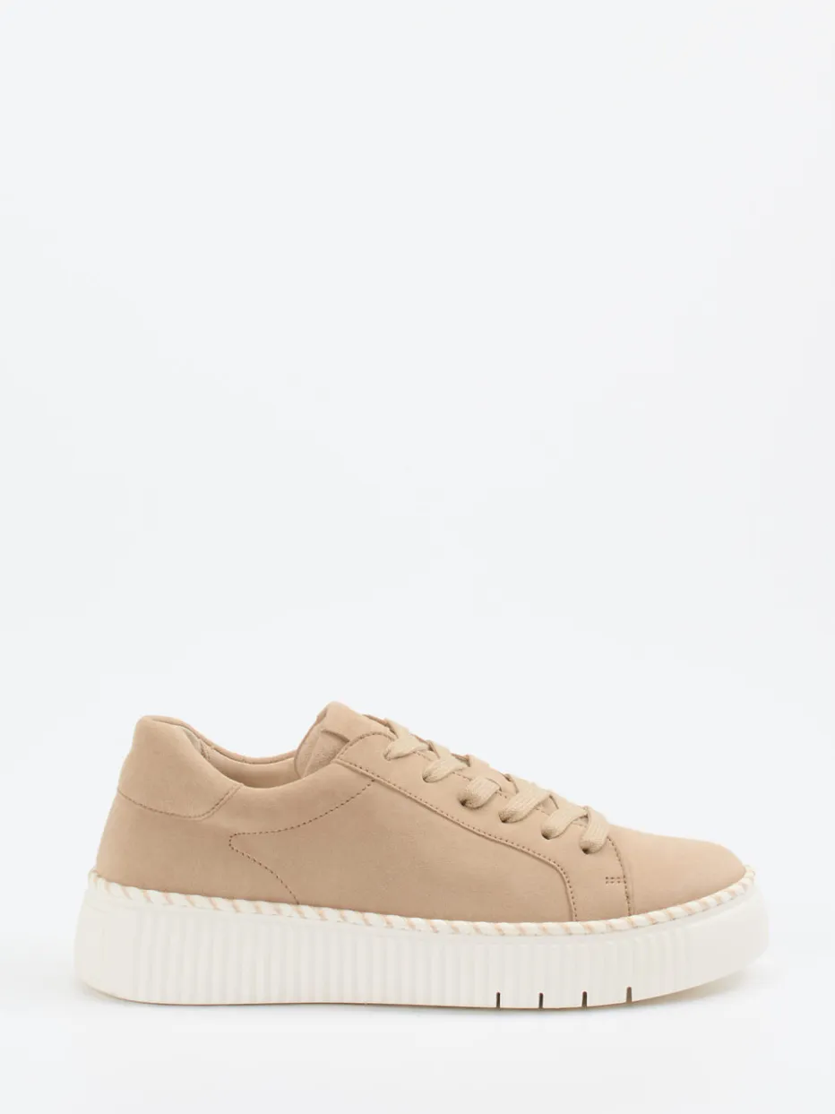 – Plateau-Sneaker aus Veloursleder beige*Gabor Online