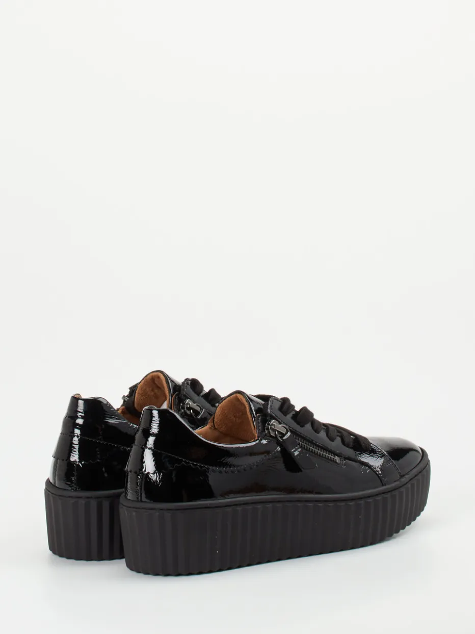 Damen Gabor – Plateau-Sneaker aus Lackleder