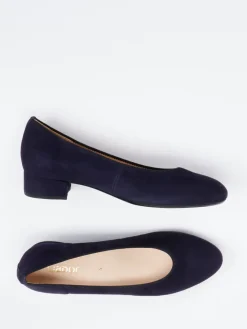 Damen Gabor – Pumps aus Veloursleder in Dunkelviolett