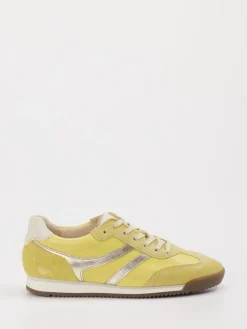 Damen Gabor – Retro-Sneaker aus Veloursleder Pastell